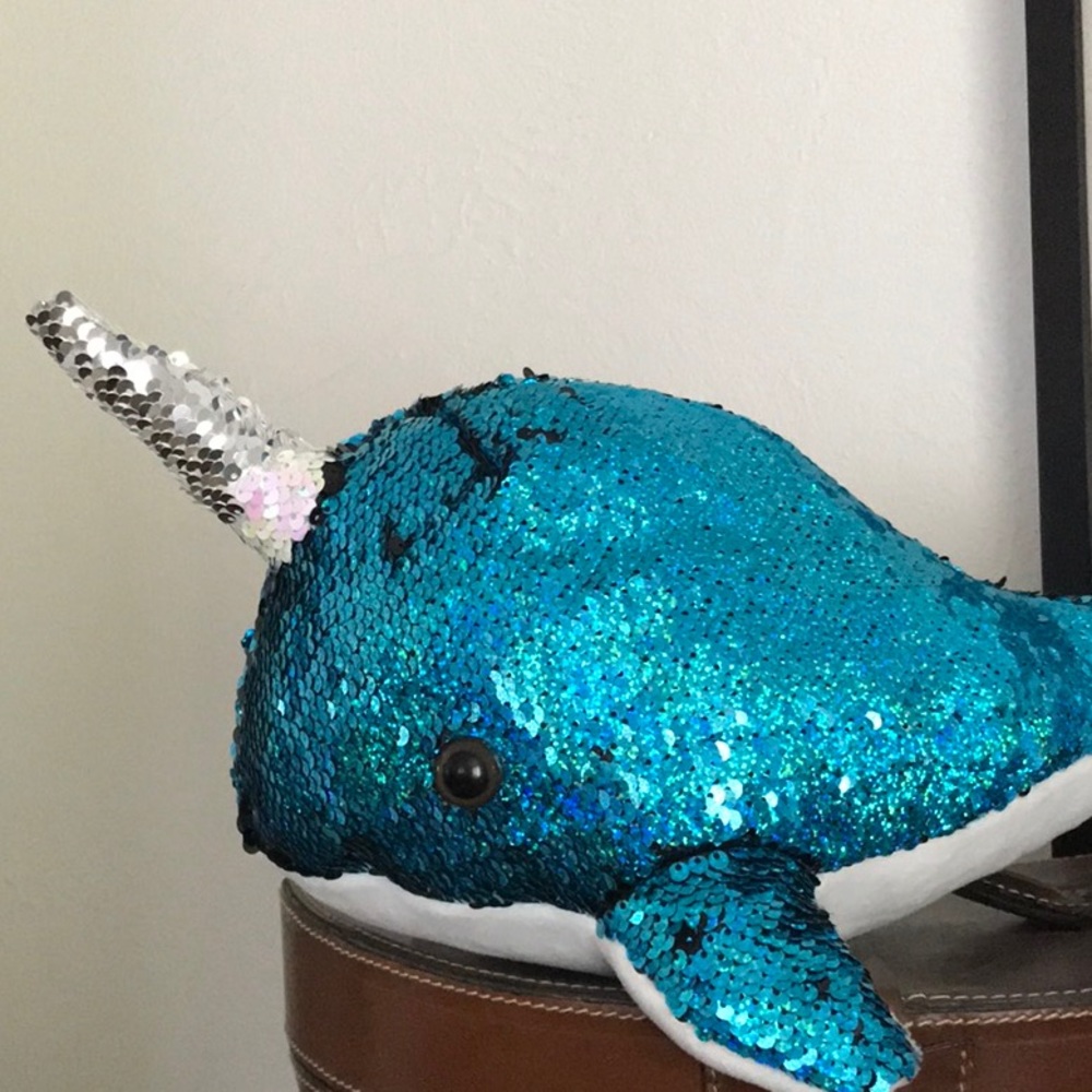 Stuffed Sequin Narwhal